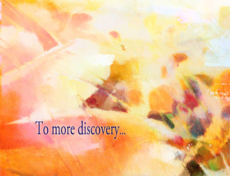 To more discovery...
